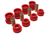 Energy Suspension 95-98 Nissan 240SX (S14) Red Rear Subframe Insert Set (Must reuse all metal parts) Energy Suspension