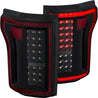 ANZO 2015-2016 Ford F-150 LED Taillights Black ANZO