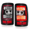 ANZO 2000-2006 Chevrolet Tahoe LED Tail Lights w/ Clear Lens Black Housing ANZO