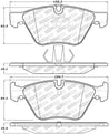 StopTech 06-16 BMW 325i Street Select Brake Pads - Front Stoptech