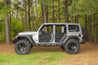 Rugged Ridge Fortis Tube Door Covers Full Set Black 18-20 Jeep Wrangler JLU Rugged Ridge