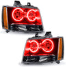 Oracle 07-13 Chevrolet Avalanche Pre-Assembed SMD Headlights - Red ORACLE Lighting