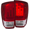 ANZO 2016-2017 Toyota Tacoma LED Taillights Red/Clear ANZO