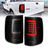 ANZO 2004-2006 Ford F-150 LED Tail Lights w/ Light Bar Black Housing Smoke Lens ANZO