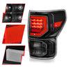 Anzo 07-11 Toyota Tundra Full LED Tailights Black Housing Clear Lens G2 (w/C Light Bars) ANZO