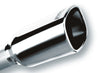 Borla 2.25in Inlet 3.28in x 3.5in Square Rolled Angle Cut x 7.88in Long Exhaust Tip Borla