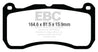 EBC 13-14 Ford Mustang 5.8 Supercharged (GT500) Shelby Redstuff Front Brake Pads EBC