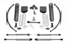 Fabtech 08-16 Ford F250/350 4WD 8in Basic Sys w/Dlss Shks & Rr Leaf Sprngs Fabtech
