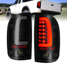 ANZO 1995-2000 Toyota Tacoma LED Taillights Black Housing Smoke Lens (Pair) ANZO