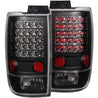 ANZO 1997-2002 Ford Expedition LED Taillights Black ANZO