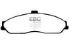 EBC 03-04 Cadillac XLR 4.6 Yellowstuff Front Brake Pads EBC