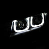 ANZO 2014-2015 Chevrolet Camaro Projector Headlights w/ U-Bar Black ANZO