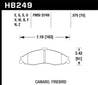 Hawk 98-02 Chevrolet Camaro SS/Z28 / 98-02 Pontiac Firebird DTC-50 Race Front Brake Pads Hawk Performance