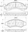 StopTech Street Select Brake Pads - Front Stoptech