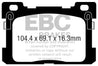 EBC 2017+ Genesis G90 5.0L Ultimax2 Rear Brake Pads EBC