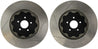 StopTech 09-11 Nissan GT-R Front Slotted Bare Iron 380x34mm Aero-Rotor Kit Pair Stoptech