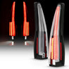 ANZO 2007-2014 Cadillac Escalade Led Taillights Red/Clear ANZO