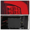 Spyder 07-09 Dodge Ram 2500/3500 V3 Light Bar LED Tail Lights - Red Clear (ALT-YD-DRAM06V3-LBLED-RC) SPYDER