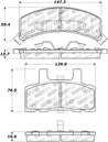 StopTech Street Select Brake Pads - Rear Stoptech