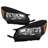 xTune 13-16 Ford Escape OEM Style Headlights -Black (HD-JH-FESCA13-AM-BK) SPYDER
