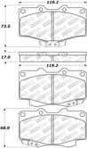 StopTech Street Select Brake Pads - Rear Stoptech