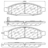 StopTech Street Touring 05 Nissan Titan Front Brake Pads Stoptech