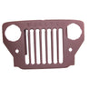 Omix Grille Willys Script 53-64 Willys CJ3B OMIX