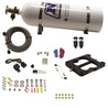 Nitrous Express Q-Jet/Holley Spread Bore Hitman Nitrous Kit (100-150-200HP) w/15lb Bottle Nitrous Express