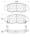 StopTech Street Touring 98-02 Honda Accord Coupe/Sedan Front Brake Pads Stoptech