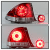 Spyder 01-03 Lexus IS300 LED Tail Lights - Red Clear ALT-YD-LIS300-LED-SET-RC SPYDER
