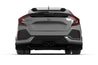 Rally Armor 17-21 Honda Civic Sport & Touring (Hatch) Black UR Mud Flap w/ Dark Grey Logo Rally Armor