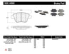 StopTech Performance Volkswagen Rear Brake Pads Stoptech