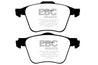 EBC 11+ Volvo S60 2.5 Turbo T5 (315mm Front Rotors) Ultimax2 Front Brake Pads EBC