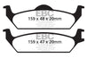 EBC 03-04 Dodge Dakota 2WD 3.9 Ultimax2 Rear Brake Pads EBC