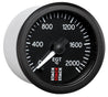 Autometer Stack 52mm 0-2000 Deg F Pro Stepper Motor Exhaust Gas Temp Gauge - Black AutoMeter