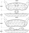 StopTech Sport Brake Pads w/Shims and Hardware - Front Stoptech