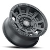 ICON Thrust 17x8.5 6x5.5 25mm Offset 5.75in BS Satin Black Wheel ICON
