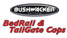 Bushwacker 97-04 Dodge Dakota Fleetside Bed Rail Caps 78.0in Bed - Black Bushwacker