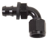 Russell Performance -4 AN Twist-Lok 90 Degree Hose End (Black) Russell