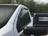 Stampede 2014-2018 Chevy Silverado 1500 Standard Cab Pickup Tape-Onz Sidewind Deflector 2pc Smoke Stampede