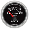 Autometer 52mm 18V Electric Voltmeter Chevrolet COPO Camaro AutoMeter