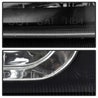 Xtune Chevy Silverado 2500HD 03-06 Crystal Headlights w/ Bumper Lights Black HD-JH-CSIL03-AM-BK-SET SPYDER