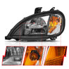 ANZO 1996-2013 Freightliner Columbia LED Crystal Headlights Black Housing w/ Clear Lens (Pair) ANZO