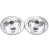 Power Stop 07-08 Infiniti G35 Rear Evolution Drilled & Slotted Rotors - Pair PowerStop