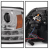 Spyder Dodge Ram 13-15 Projector Headlights Light Bar DRL Chrome PRO-YD-DR13-LBDRL-C SPYDER