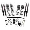 Skyjacker 2020 Jeep JL 4WD Rub Diesel 3.5-4in Dual Rate Long Trvl Sus Lift Kit w/Blk Max Shocks Skyjacker