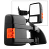 Xtune Ford Superduty 99-14 Manual Extendable Manual Adjust Mirror Amber- Right MIR-FDSD08S-MA-AM-R SPYDER