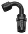 Russell Performance -12 AN Black 120 Degree Full Flow Swivel Hose End Russell