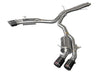 aFe 18-20 Audi RS5 Coupe MACH Force-Xp 3in to 2.5in 304 SS Axle-Back Exhaust System-Quad Carbon Tips aFe