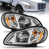 ANZO 2002-2014 Freightliner M2 LED Crystal Headlights Chrome Housing w/ Clear Lens (Pair) ANZO